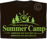 camp t-shirts printed