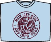 Christian Volleyball T-Shirt Design&#168;&#169;