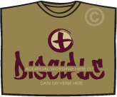 Disciple Christian T-Shirt Design