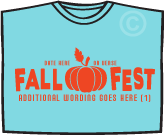 Printed T-SHirts for Fall Festival & Fall Retreats