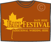 Fall Festival T-Shirt printed