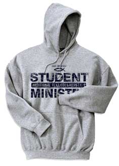 Sweathsirts printed with your school logo. Christian hoodies for youth groups.